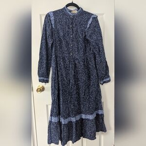 Target Blue Floral Dress XS Size NWT